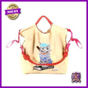 Nylon Tote Bag Personalized Gift Adjustable Straps Large Capacity